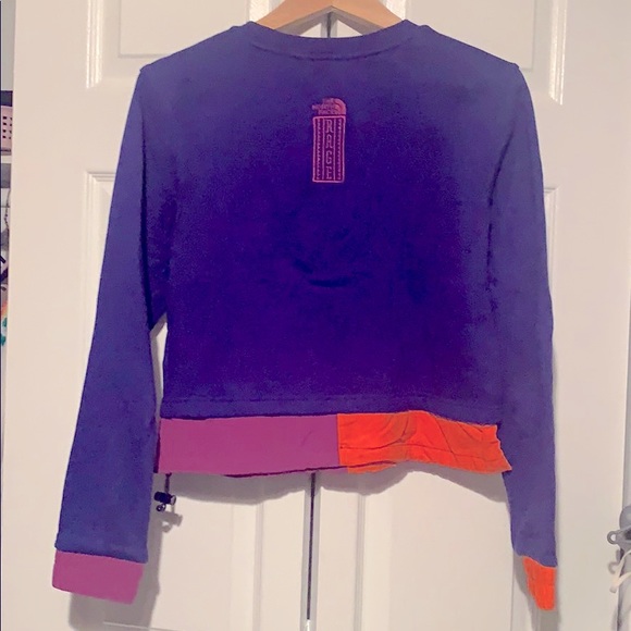 TNF '92 Rage Cropped Crew Aztec Blue Rage Edition - Picture 2 of 3